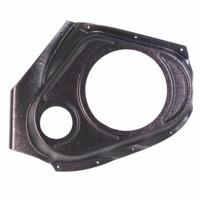 Front Door Custom Speaker Pods for the 2002-2005 Dodge Ram to hold 8.0 in and 3.5 in speakers for car audio installation upgrade