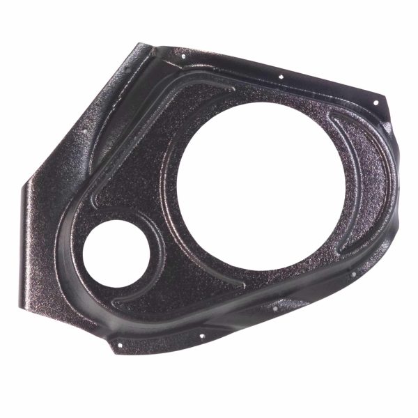 Front Door Custom Speaker Pods for the 2002-2005 Dodge Ram to hold 8.0 in and 3.5 in speakers for car audio installation upgrade
