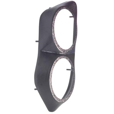 Front Door Custom Speaker Pods for the 2000-2006 Cadillac Escalade Chevrolet Avalanche Silverado Tahoe Suburban GMC Sierra Yukon to hold Dual 6.5 in speakers for car audio installation upgrade