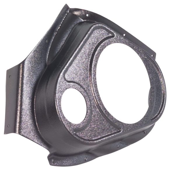 Front Door Custom Speaker Pods for the 2002-2005 Dodge Ram to hold 8.0 in and 3.5 in speakers for car audio installation upgrade