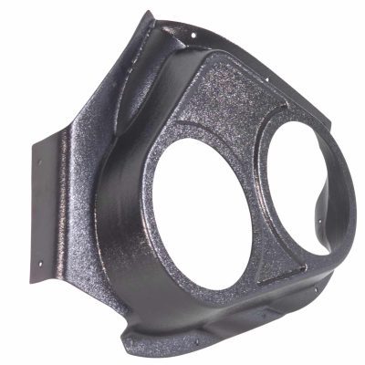 Front Door Custom Speaker Pods for the 2002-2005 Dodge Ram to hold Dual 6.5 in speakers for car audio installation upgrade