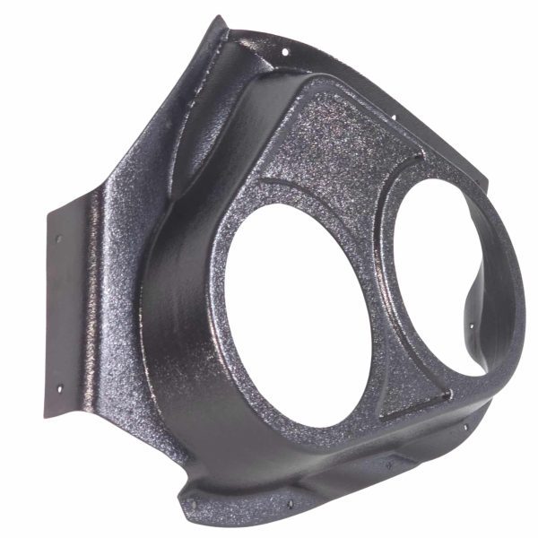 Front Door Custom Speaker Pods for the 2002-2005 Dodge Ram to hold Dual 6.5 in speakers for car audio installation upgrade