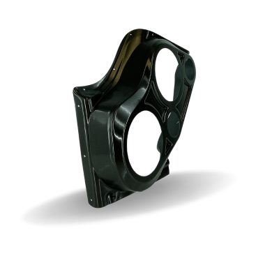 Front Door Custom Speaker Pods for the 2000-2006 Cadillac Escalade Chevrolet Avalanche Silverado Tahoe Suburban GMC Sierra Yukon to hold Dual 6.5 in and Dual 3.5 in speakers for car audio installation upgrade