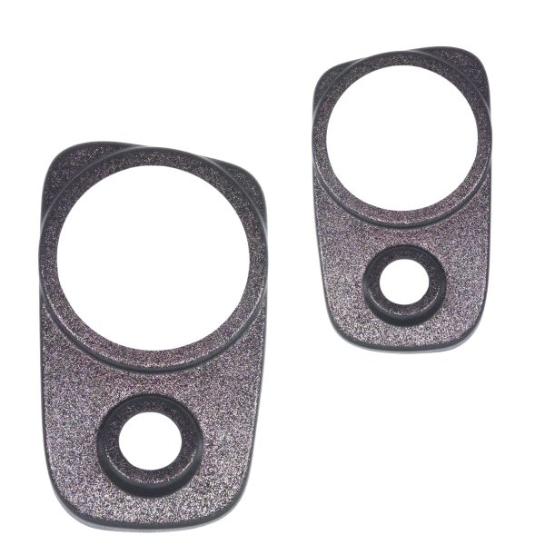 Rear Door Custom Speaker Pods for the 2000-2006 Cadillac Escalade Chevrolet Avalanche Silverado Tahoe Suburban GMC Sierra Yukon to hold 6.5 in and 2.0 in speakers for car audio installation upgrade