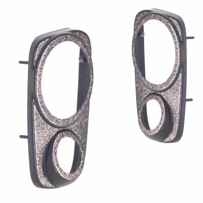Rear Door Custom Speaker Pods for the 2000-2006 Cadillac Escalade Chevrolet Avalanche Silverado Tahoe Suburban GMC Sierra Yukon to hold 6.5 in and 3.5 in speakers for car audio installation upgrade