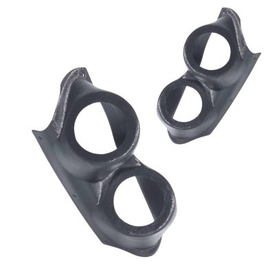 A-Pillar Custom Speaker Pods for the 2000-2006 Cadillac Escalade Chevrolet Avalanche Silverado Tahoe Suburban GMC Sierra Yukon to hold Dual 3.5 in speakers for car audio installation upgrade