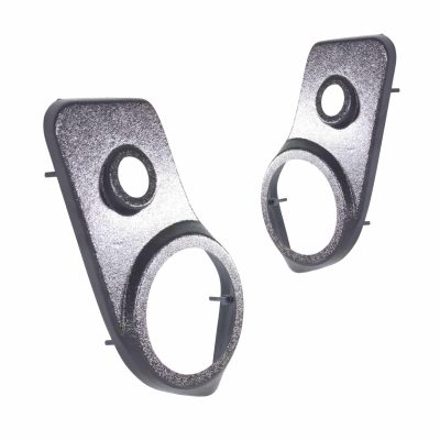 Front Door Custom Speaker Pods for the 2000-2006 Cadillac Escalade Chevrolet Avalanche Silverado Tahoe Suburban GMC Sierra Yukon to hold 6.5 in and 2.0 in speakers for car audio installation upgrade