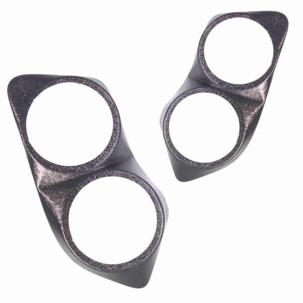Front Door Custom Speaker Pods for the 2000-2006 Cadillac Escalade Chevrolet Avalanche Silverado Tahoe Suburban GMC Sierra Yukon to hold Dual 6.5 in speakers for car audio installation upgrade