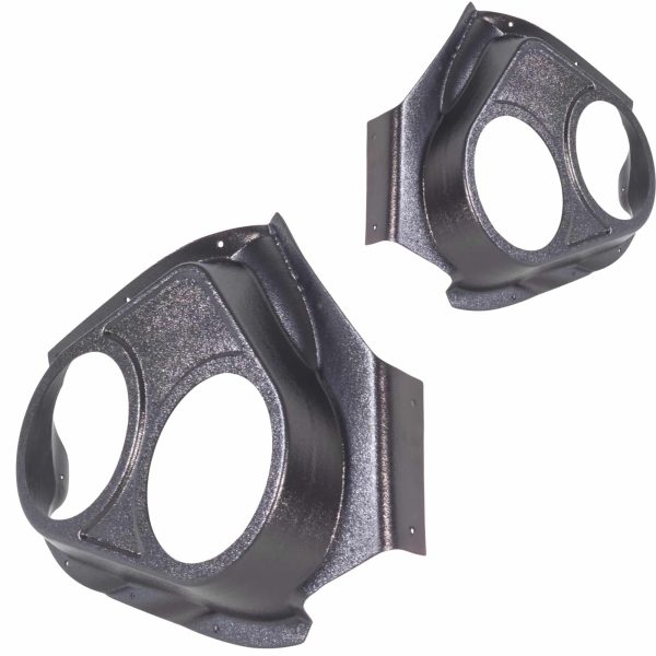 Front Door Custom Speaker Pods for the 2002-2005 Dodge Ram to hold Dual 6.5 in speakers for car audio installation upgrade