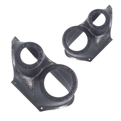 A-Pillar Custom Speaker Pods for the 2007-2009 Cadillac Escalade Chevrolet Avalanche Tahoe Silverado Suburban GMC Yukon Sierra to hold 3.5 in and 2.0 in speakers for car audio installation upgrade