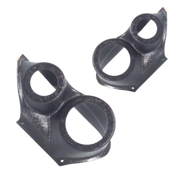 A-Pillar Custom Speaker Pods for the 2007-2009 Cadillac Escalade Chevrolet Avalanche Tahoe Silverado Suburban GMC Yukon Sierra to hold 3.5 in and 2.0 in speakers for car audio installation upgrade