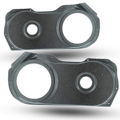 Front Door Custom Speaker Pods for the 2010-2015 Chevrolet Camaro to hold 6.5 in and 2.0 in speakers for car audio installation upgrade