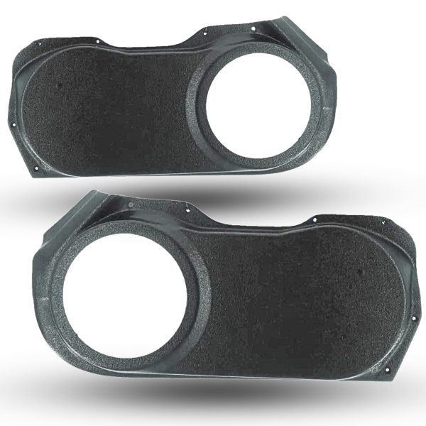 bare pod pair Speaker Upgrade for the Front Door of your 2010-2015 Chevrolet Camaro. Easy installation of a Single 6.5" Midrange for the most powerful car stereo possible.