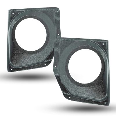 Rear Door Custom Speaker Pods for the 2011-2015 Ford Explorer to hold 6.5 in speakers for car audio installation upgrade