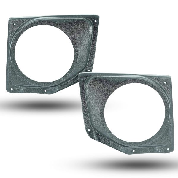 Rear Door Custom Speaker Pods for the 2011-2015 Ford Explorer to hold 8.0 in speakers for car audio installation upgrade