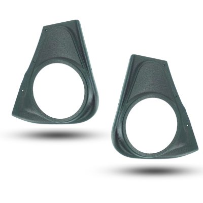 Rear Door Custom Speaker Pods for the 2014-2023 Jeep Cherokee to hold 8.0 in speakers for car audio installation upgrade