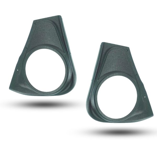 Rear Door Custom Speaker Pods for the 2014-2023 Jeep Cherokee to hold 8.0 in speakers for car audio installation upgrade