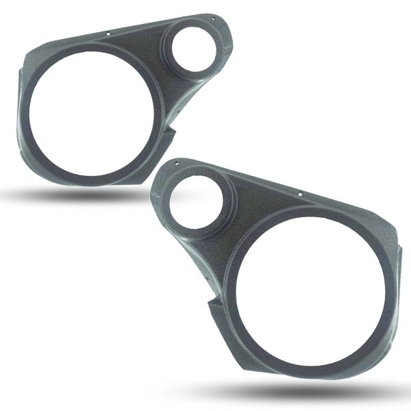 Front Door Custom Speaker Pods for the 2018-2024 Toyota Camry to hold 8.0 in and 3.5 in speakers for car audio installation upgrade