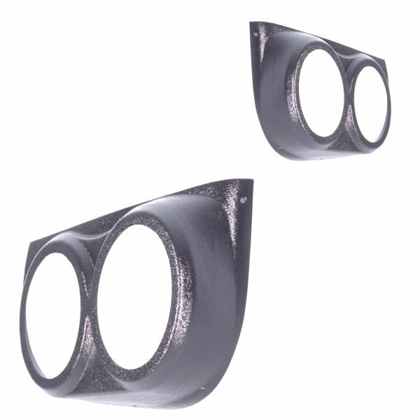 Front Door Custom Speaker Pods for the 1995-1999 Cadillac Escalade Chevrolet Silverado Suburban Tahoe GMC Sierra Yukon to hold Dual 6.5 in speakers for car audio installation upgrade