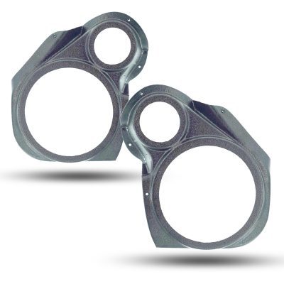 Front Door Custom Speaker Pods for the 1999-2004 Volkswagen Jetta to hold 8.0 in and 3.5 in speakers for car audio installation upgrade