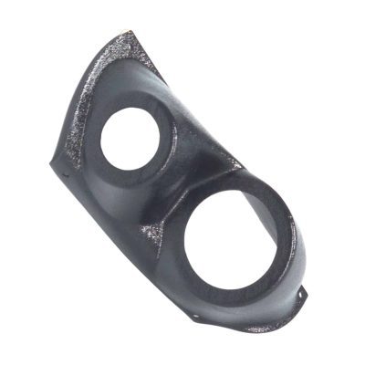 A-Pillar Custom Speaker Pods for the 2000-2006 Cadillac Escalade Chevrolet Avalanche Silverado Tahoe Suburban GMC Sierra Yukon to hold 3.5 in and 2.0 in speakers for car audio installation upgrade