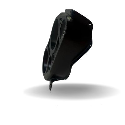 Front Door Custom Speaker Pods for the 2000-2006 Cadillac Escalade Chevrolet Avalanche Silverado Tahoe Suburban GMC Sierra Yukon to hold Dual 6.5 in and Dual 3.5 in speakers for car audio installation upgrade