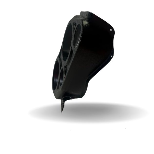 Front Door Custom Speaker Pods for the 2000-2006 Cadillac Escalade Chevrolet Avalanche Silverado Tahoe Suburban GMC Sierra Yukon to hold Dual 6.5 in and Dual 3.5 in speakers for car audio installation upgrade