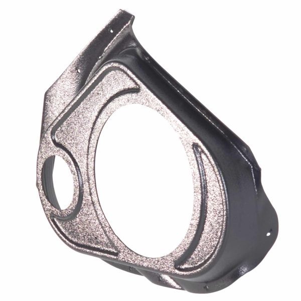 Front Door Custom Speaker Pods for the 2002-2005 Dodge Ram to hold 8.0 in and 3.5 in speakers for car audio installation upgrade