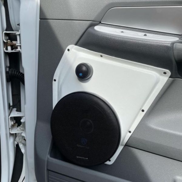 customer image Speaker Upgrade for the Front Door of your 2006-2008 Dodge Ram. Easy installation of a 6.5" Component Set for the most powerful car stereo possible.