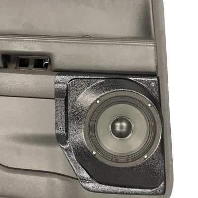 Rear Door Custom Speaker Pods for the 2011-2015 Ford Explorer to hold 6.5 in speakers for car audio installation upgrade