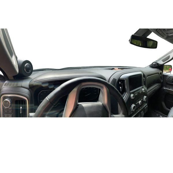 A-Pillar Custom Speaker Pods for the 2014-2018 Chevrolet Silverado GMC Sierra to hold 2.0 in speakers for car audio installation upgrade