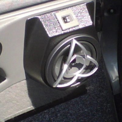 Rear Door Custom Speaker Pods for the 1992-1996 Chevrolet Caprice Impala to hold 6.5 in speakers for car audio installation upgrade