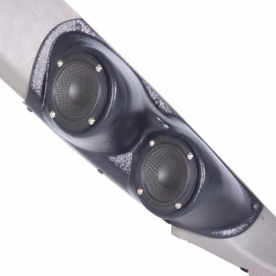 A-Pillar Custom Speaker Pods for the 2000-2006 Cadillac Escalade Chevrolet Avalanche Silverado Tahoe Suburban GMC Sierra Yukon to hold Dual 3.5 in speakers for car audio installation upgrade