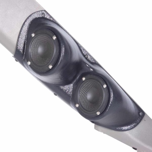 A-Pillar Custom Speaker Pods for the 2000-2006 Cadillac Escalade Chevrolet Avalanche Silverado Tahoe Suburban GMC Sierra Yukon to hold Dual 3.5 in speakers for car audio installation upgrade