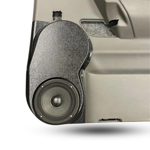 center ortho Speaker Upgrade for the Rear Door of your 2004-2014 Nissan Titan. 2004-2007 Nissan Armada, Infiniti QX56. Easy installation of a Single 6.5" Midrange for the most powerful car stereo possible.