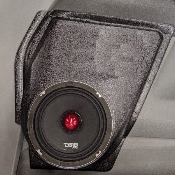 center ortho Speaker Upgrade for the Front Door of your 2006-2008 Dodge Ram. Easy installation of a Single 6.5" Midrange for the most powerful car stereo possible.