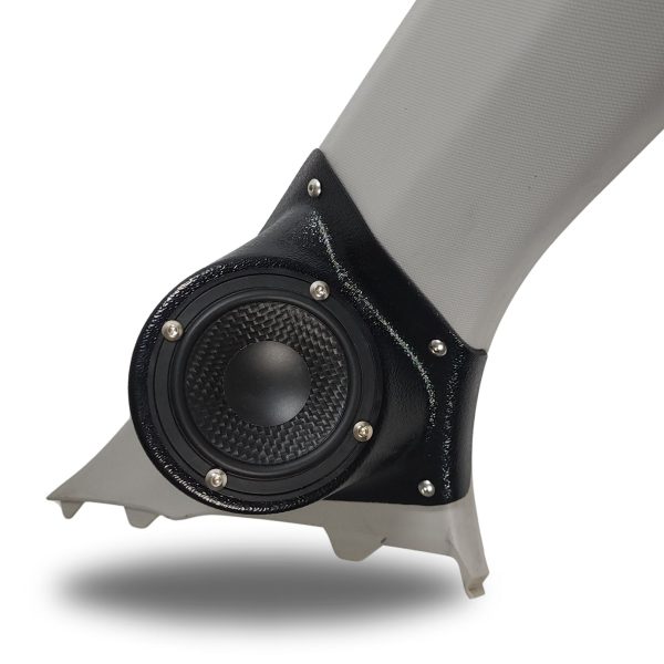 center ortho Speaker Upgrade for the A-Pillar of your 2006-2011 Honda Civic Coupe. Easy installation of a Single 3.5" Speaker or Tweeter for the most powerful car stereo possible.