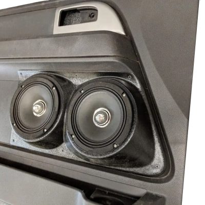 Front Door Custom Speaker Pods for the 2007-2017 Ford Expedition to hold Dual 6.5 in speakers for car audio installation upgrade