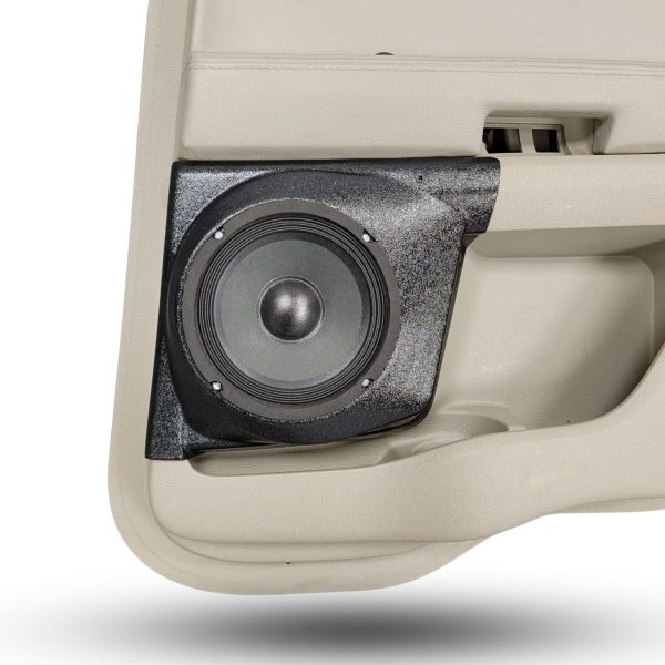 center ortho Speaker Upgrade for the Rear Door of your 2011-2015 Ford Explorer. Easy installation of a Single 6.5" Midrange for the most powerful car stereo possible.