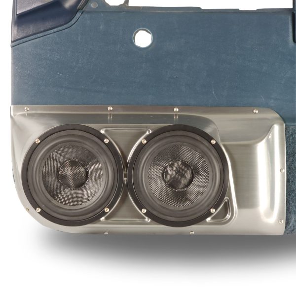 center ortho Speaker Upgrade for the Front Door of your 1988-1989 Chevrolet C/K Silverado, GMC Sierra. Easy installation of a Dual 6.5" Midrange for the most powerful car stereo possible.