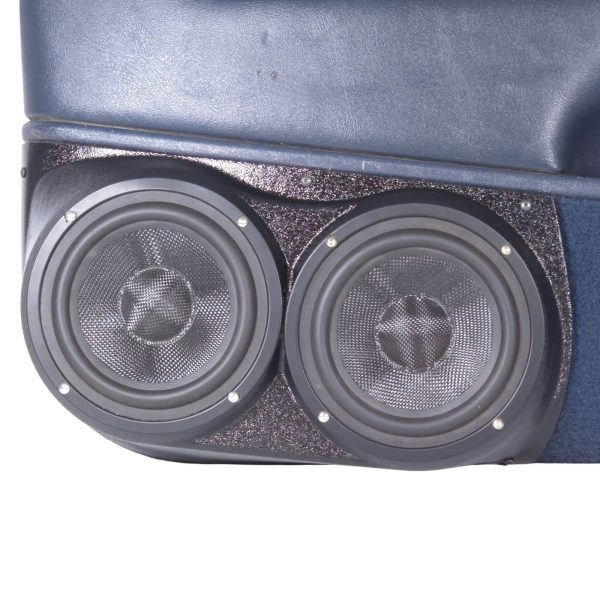 Front Door Custom Speaker Pods for the 1995-1999 Cadillac Escalade Chevrolet Silverado Suburban Tahoe GMC Sierra Yukon to hold Dual 6.5 in speakers for car audio installation upgrade