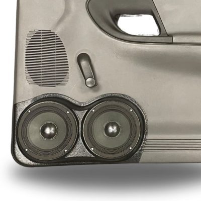 Front Door Custom Speaker Pods for the 1998-2012 Ford Ranger Mazda B-Series to hold Dual 6.5 in speakers for car audio installation upgrade
