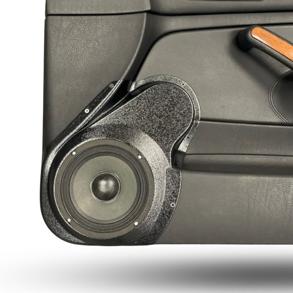 Front Door Custom Speaker Pods for the 1999-2004 Volkswagen Jetta to hold 6.5 in speakers for car audio installation upgrade