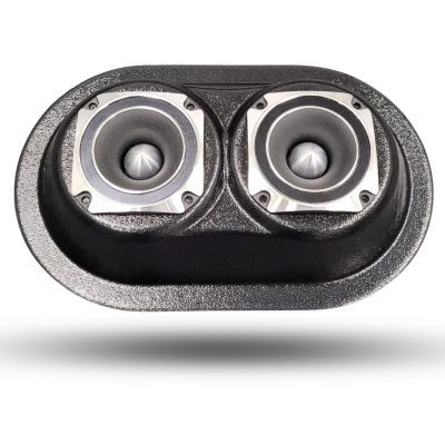 Universal Custom Speaker Pods for the Universal Universal,SelectYourVehicle Universal to hold Dual 3.5 in speakers for car audio installation upgrade