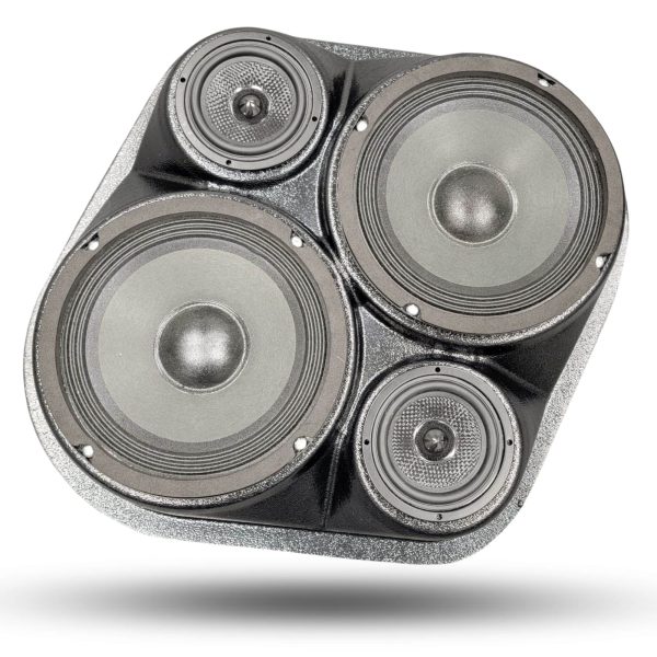 Universal Custom Speaker Pods for the Universal Universal,SelectYourVehicle Universal to hold Dual 6.5 in and Dual 3.5 in  speakers for car audio installation upgrade
