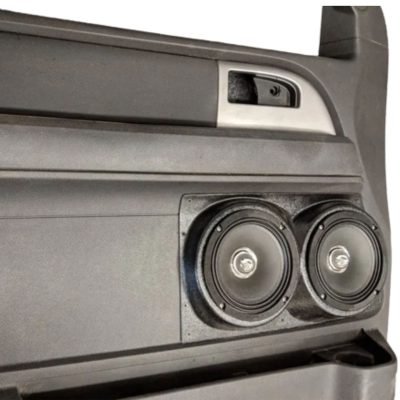 Front Door Custom Speaker Pods for the 2007-2017 Ford Expedition to hold Dual 6.5 in speakers for car audio installation upgrade