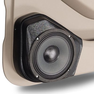 Rear Door Custom Speaker Pods for the 2015-2020 Chevrolet Suburban Chevrolet Tahoe GMC Yukon to hold 8.0 in speakers for car audio installation upgrade