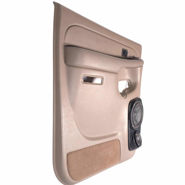 Rear Door Custom Speaker Pods for the 2000-2006 Cadillac Escalade Chevrolet Avalanche Silverado Tahoe Suburban GMC Sierra Yukon to hold 6.5 in and 3.5 in speakers for car audio installation upgrade