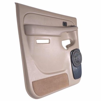 Rear Door Custom Speaker Pods for the 2000-2006 Cadillac Escalade Chevrolet Avalanche Silverado Tahoe Suburban GMC Sierra Yukon to hold 6.5 in speakers for car audio installation upgrade