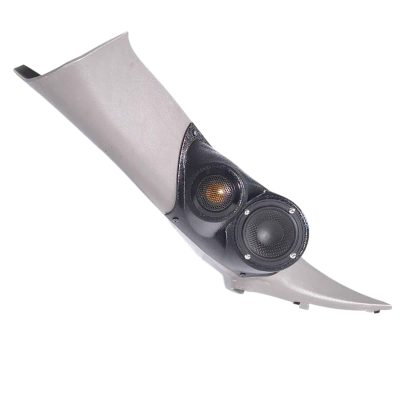 A-Pillar Custom Speaker Pods for the 2000-2006 Cadillac Escalade Chevrolet Avalanche Silverado Tahoe Suburban GMC Sierra Yukon to hold 3.5 in and 2.0 in speakers for car audio installation upgrade